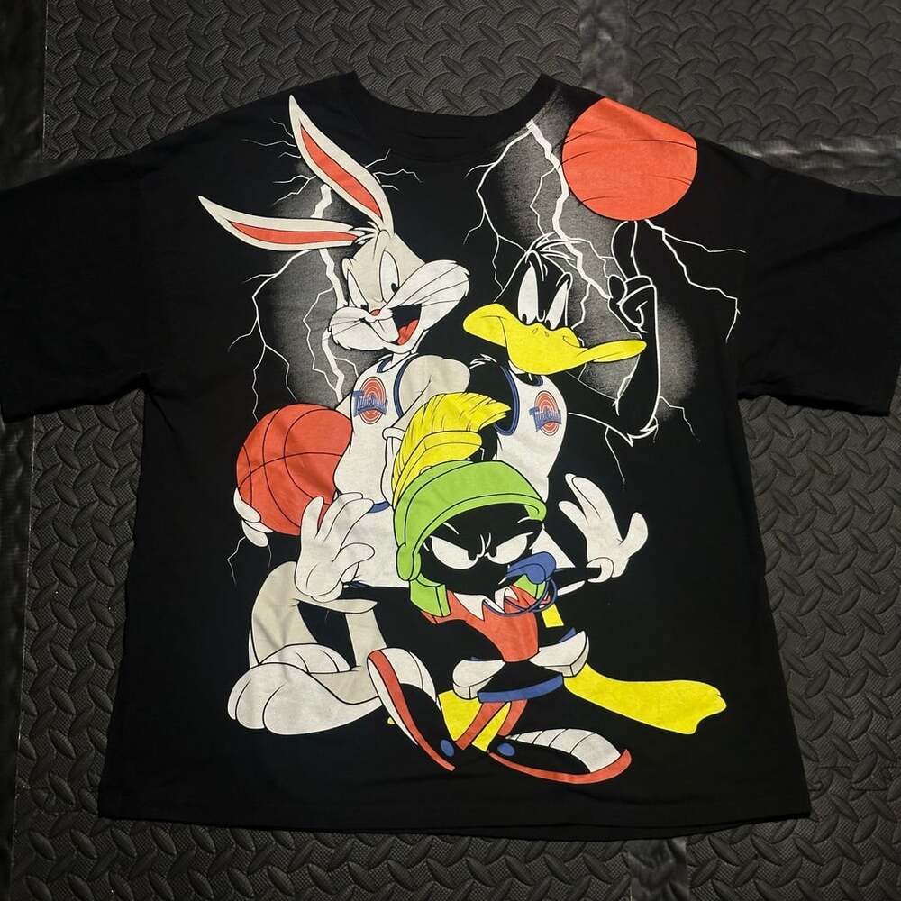 AOP Squad Bugs Bunny Daffy Duck Marvin The Martian Lightning Tee